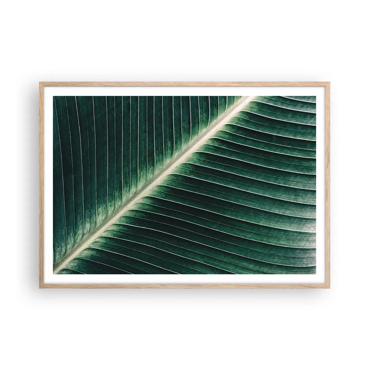 Plakát v rámu světlý dub - Rytmus přírody - 100x70 cm
