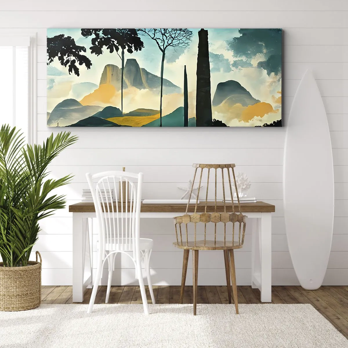 Obraz na plátně - Výš a výš - 100x40 cm
