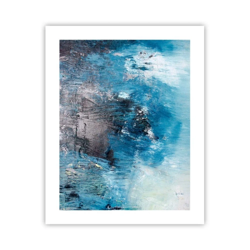 Plakát - Rapsodie v modrém - 40x50 cm
