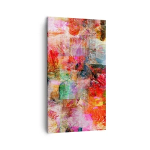 Obraz na plátně - Cesta růžovou - 45x80 cm