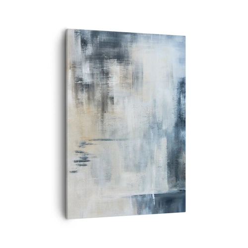 Obraz na plátně - Za závojem modré - 50x70 cm