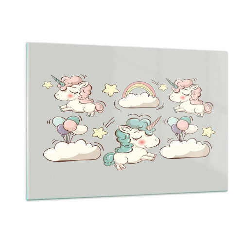 Obraz na skle - Určitě existují… - 120x80 cm