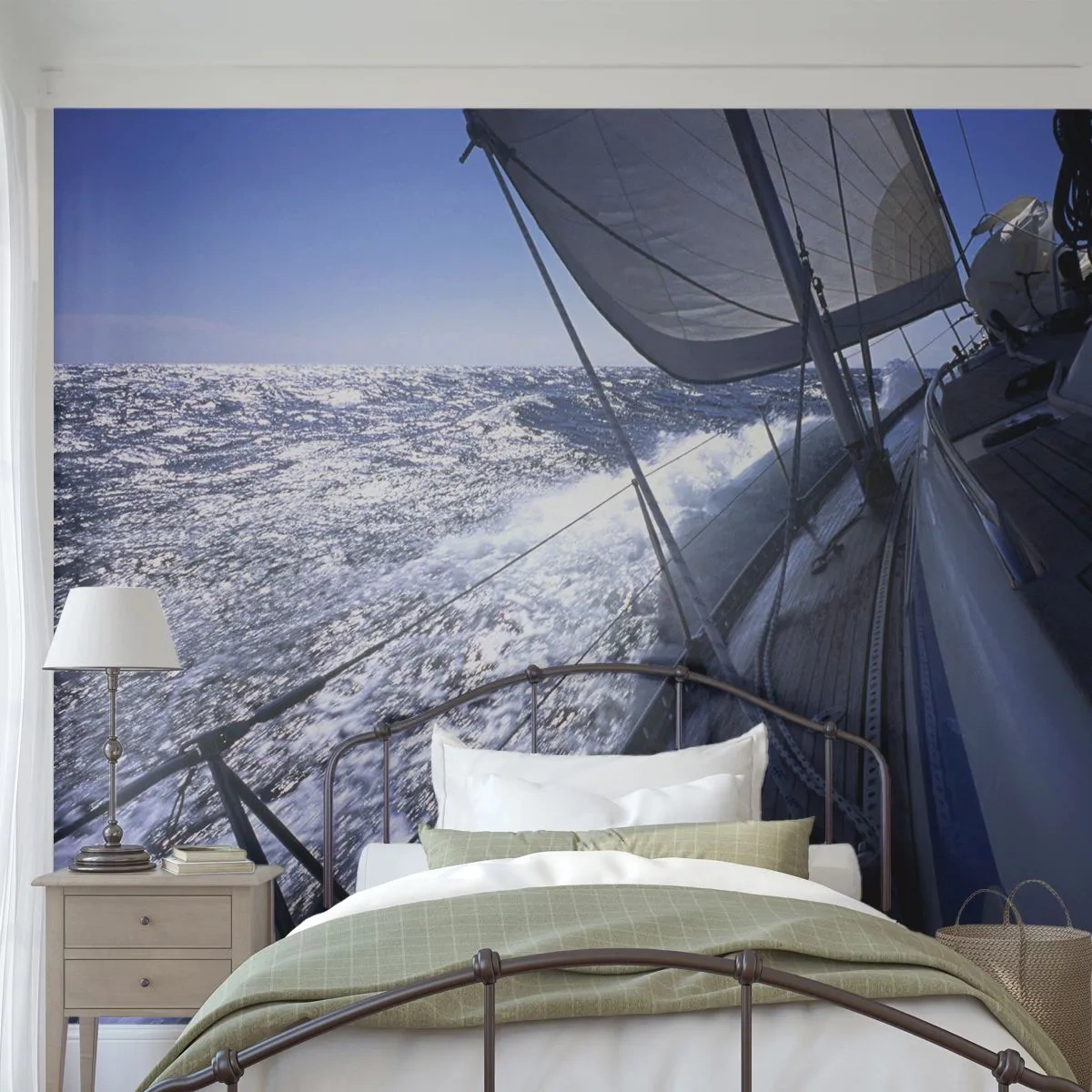 Fototapeta Samolepicí Deluxe Sticker - Vím, co znamená být ptákem - Námořní, Jachta, Cestování - 250x175 cm