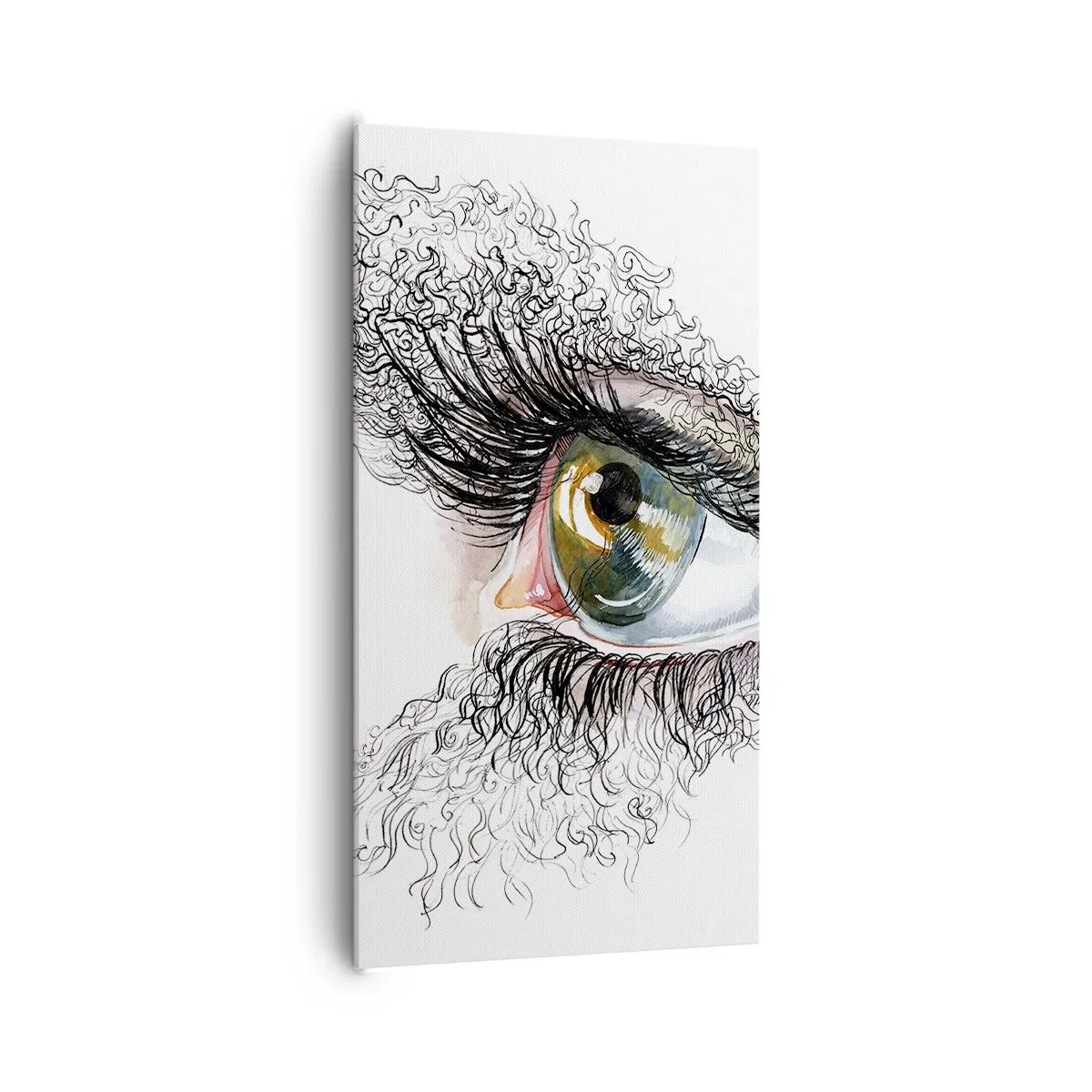 Obraz na plátně - Podívej se přímo do duše - 65x120 cm