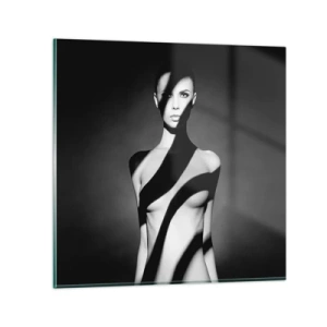 Obraz na skle - V záři i ve stínu - 40x40 cm