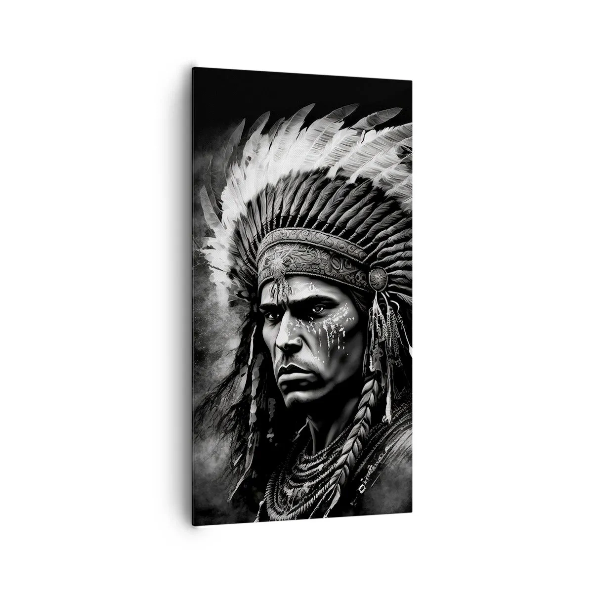 Obraz na plátně - Vůdce a bojovník - 65x120 cm