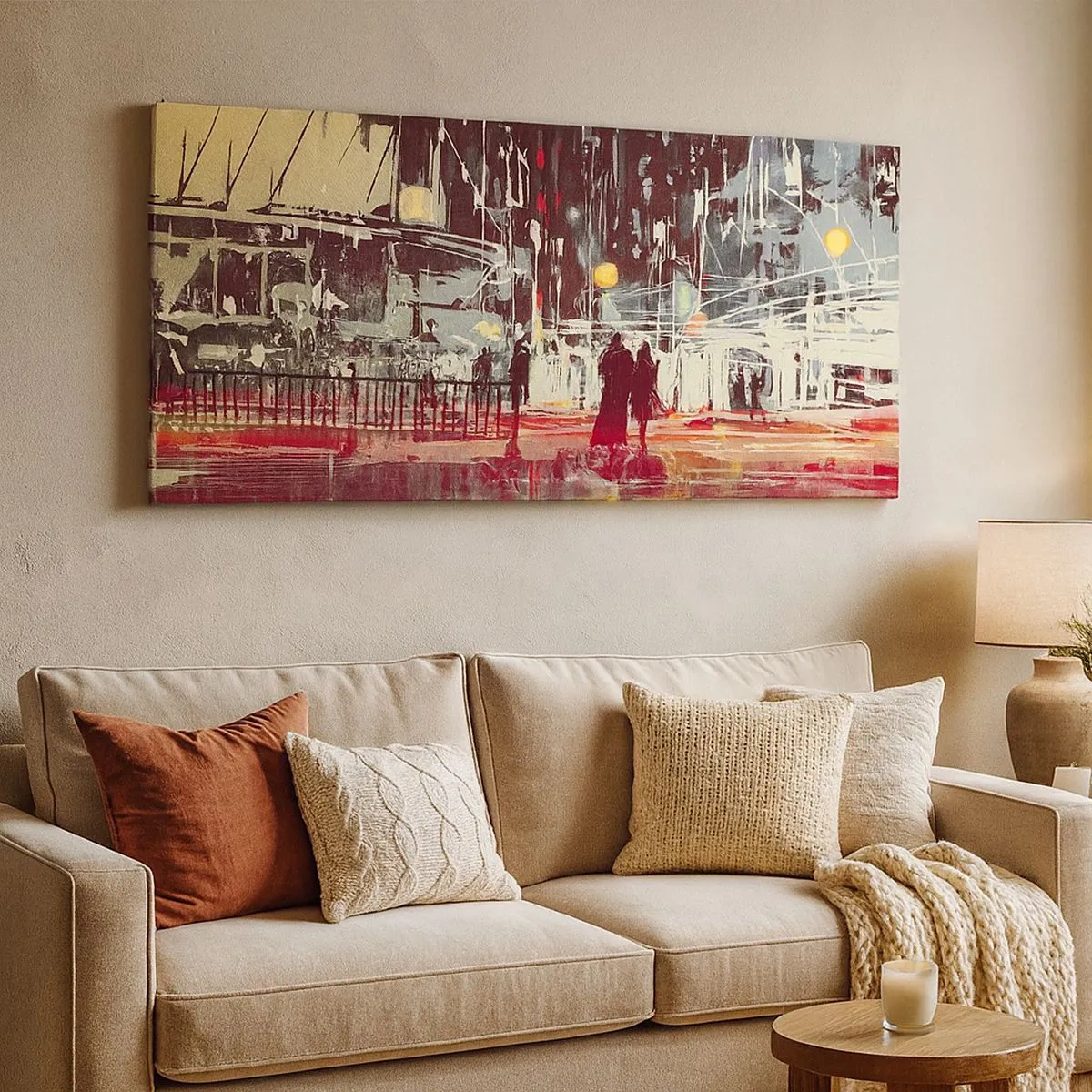 Obraz na plátně - Velkoměstská doprava - 100x40 cm