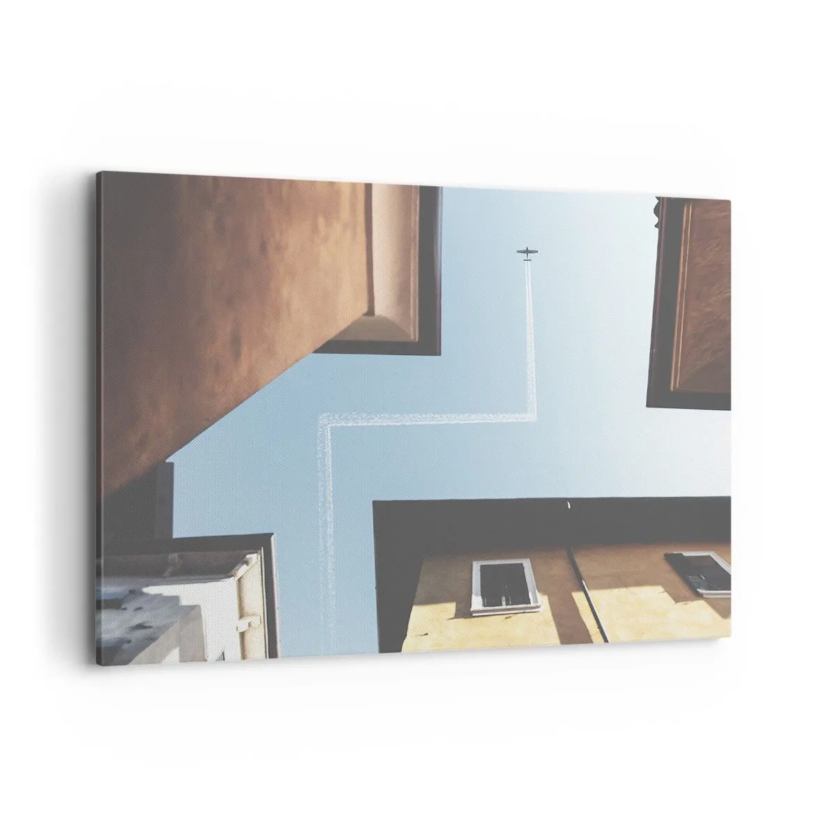 Obraz na plátně - Nad městským labyrintem - 100x70 cm