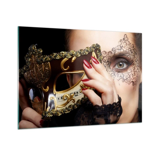 Obraz na skle - Můj svět je barokní - 100x70 cm