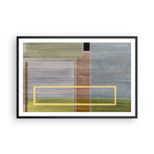 Plakát v černém rámu - Jednoduše a v klidu - 91x61 cm