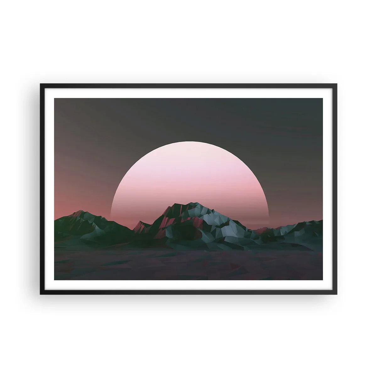 Plakát v černém rámu - V sousední galaxii - 100x70 cm