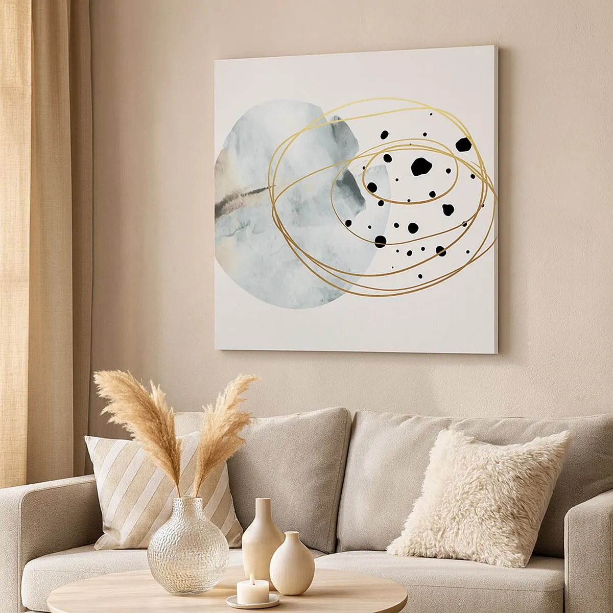 Obraz na plátně - V objetí prostoru - 30x30 cm