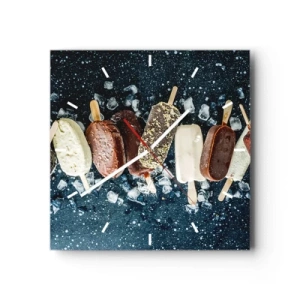 Nástěnné hodiny - Chuť horkého léta - 30x30 cm