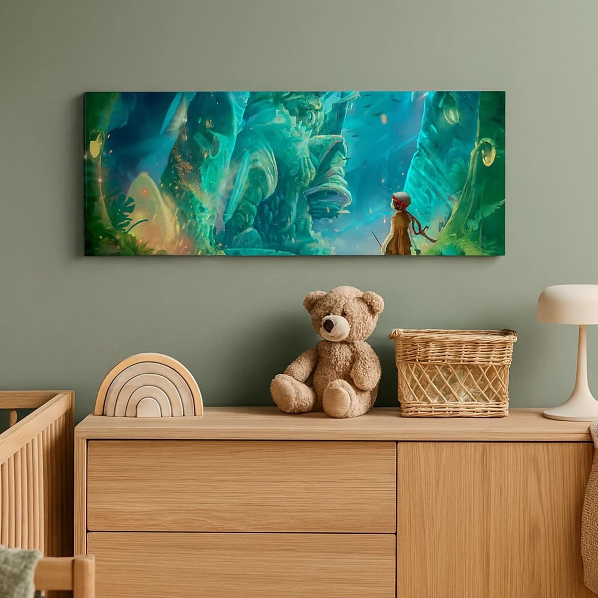 Obraz na plátně - Z velké Knihy pohádek - 30x30 cm