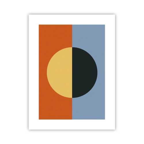 Plakát - Kompozice tepla a chladu - 30x40 cm