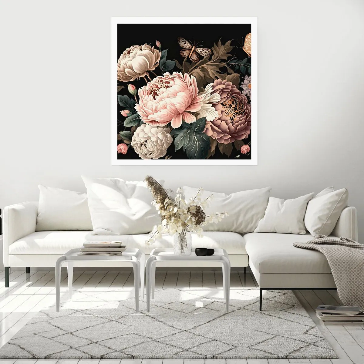 Plakát - V barokním stylu - 60x60 cm