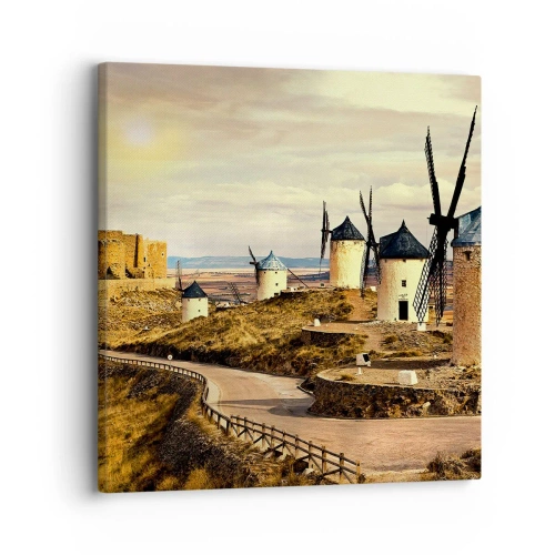 Obraz na plátně - Brzy se objeví Don Quijote - 30x30 cm