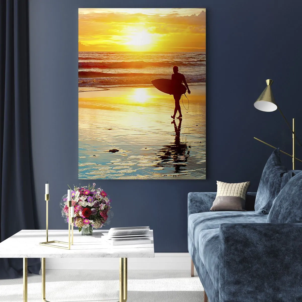 Obraz na skle - Návrat bojovníka - 50x70 cm