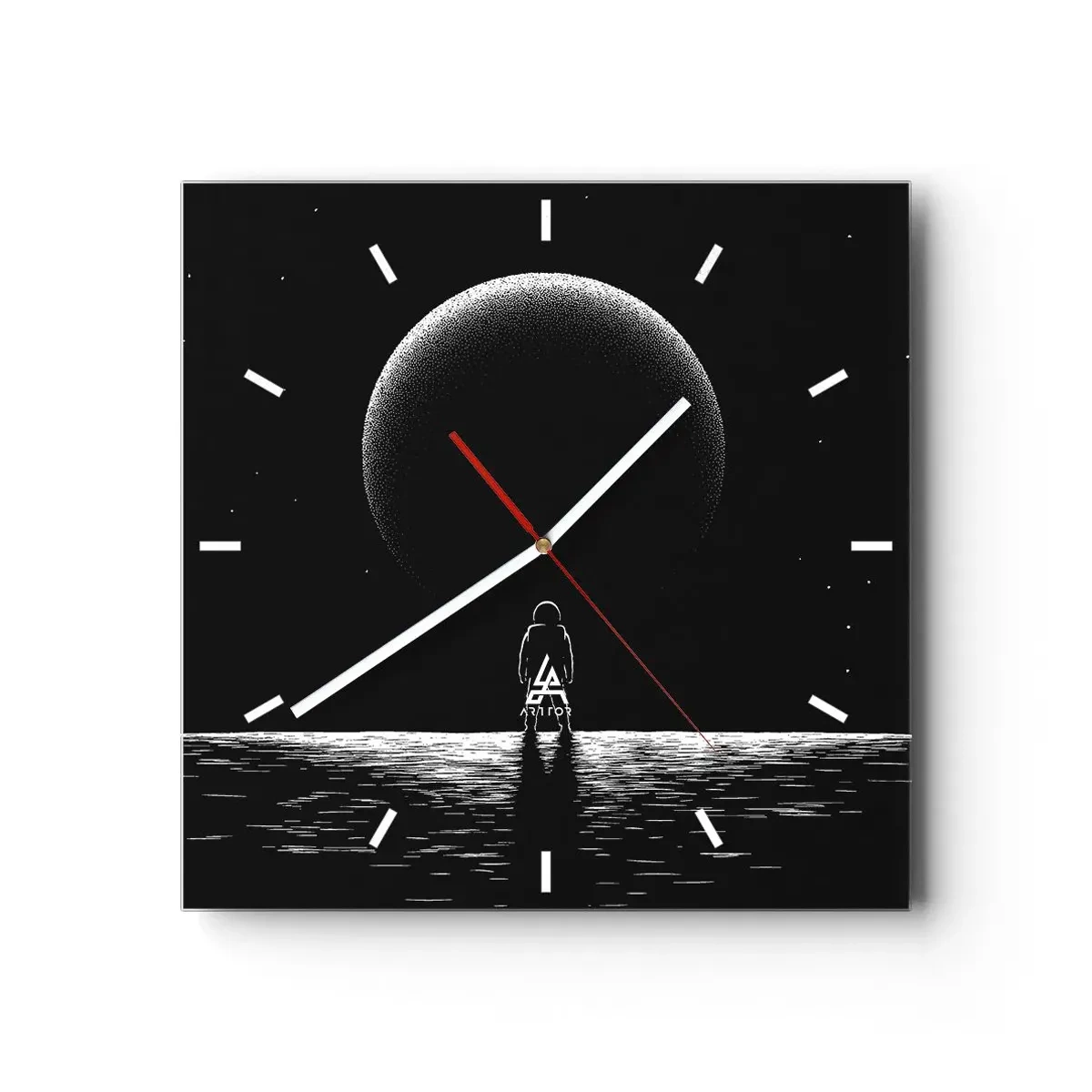Nástěnné hodiny - Tváři v tvář - 30x30 cm