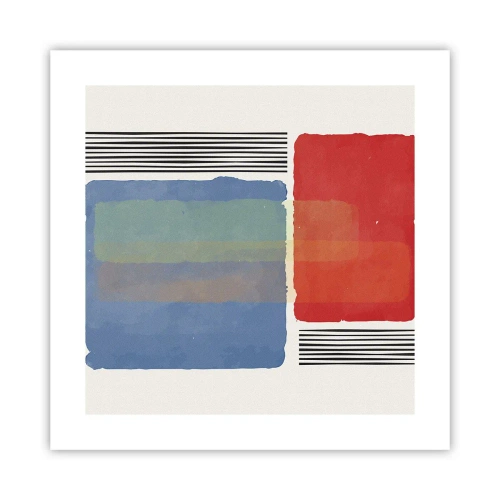 Plakát - Duch a písmeno geometrie - 40x40 cm