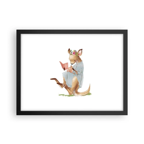 Plakát v černém rámu - Přečti mi, mami - 40x30 cm