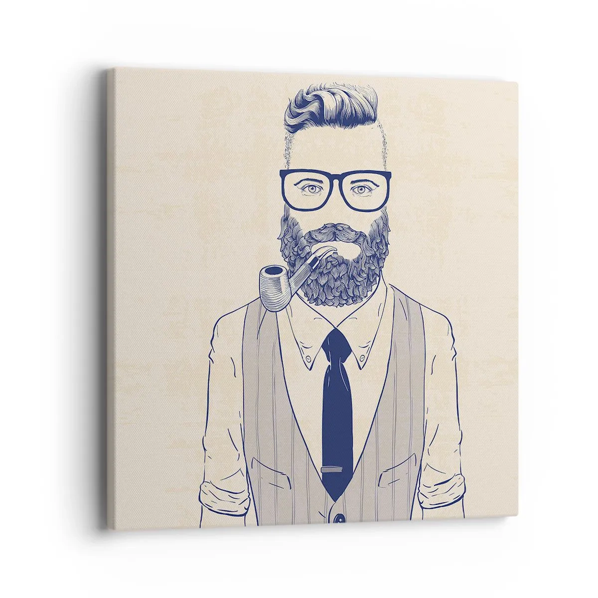 Obraz na plátně - Pohodový, mužský a módní - 40x40 cm