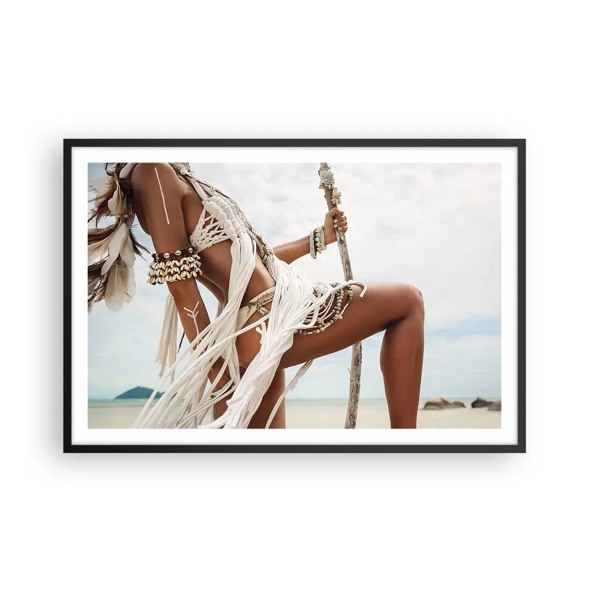 Plakát v černém rámu - Kněžka slunce - 91x61 cm