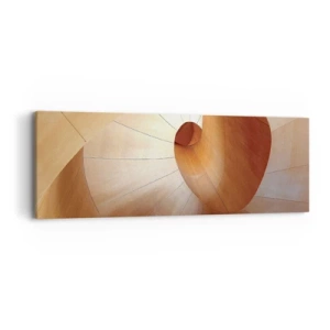 Obraz na plátně - Architektonická serpentina - 90x30 cm