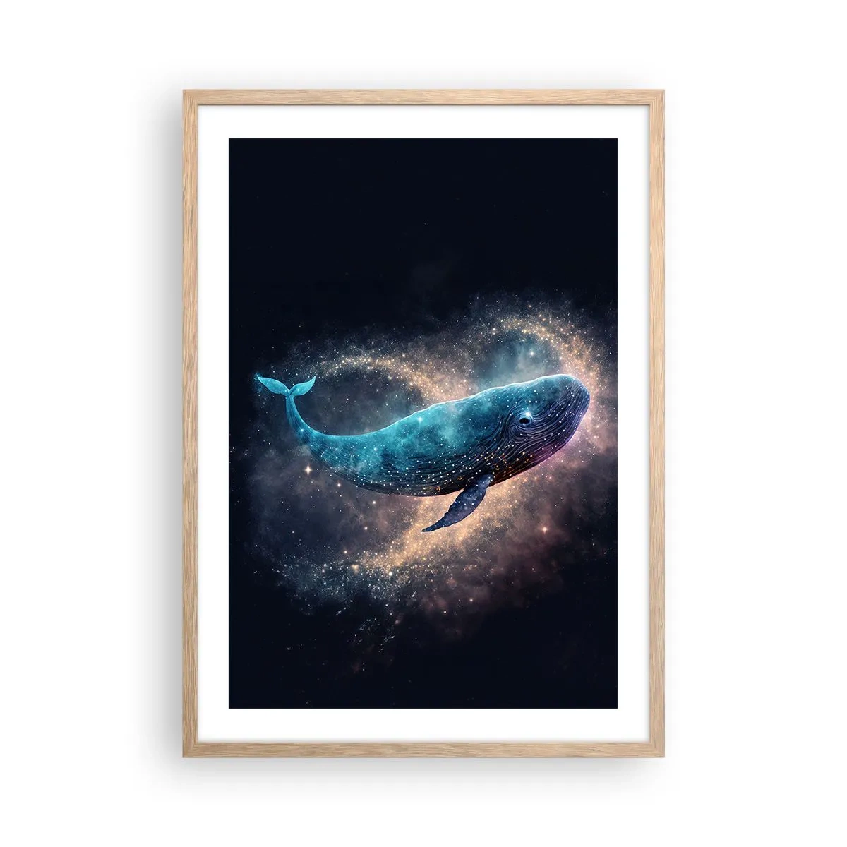 Plakát v rámu světlý dub - Je takový svět… - 50x70 cm