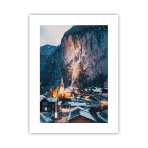 Plakát - Světlý duch zimy - 30x40 cm