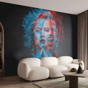 Fototapeta Premium Canvas - Alter ego - Abstrakce, Žena, ženská tvář - 450x315 cm