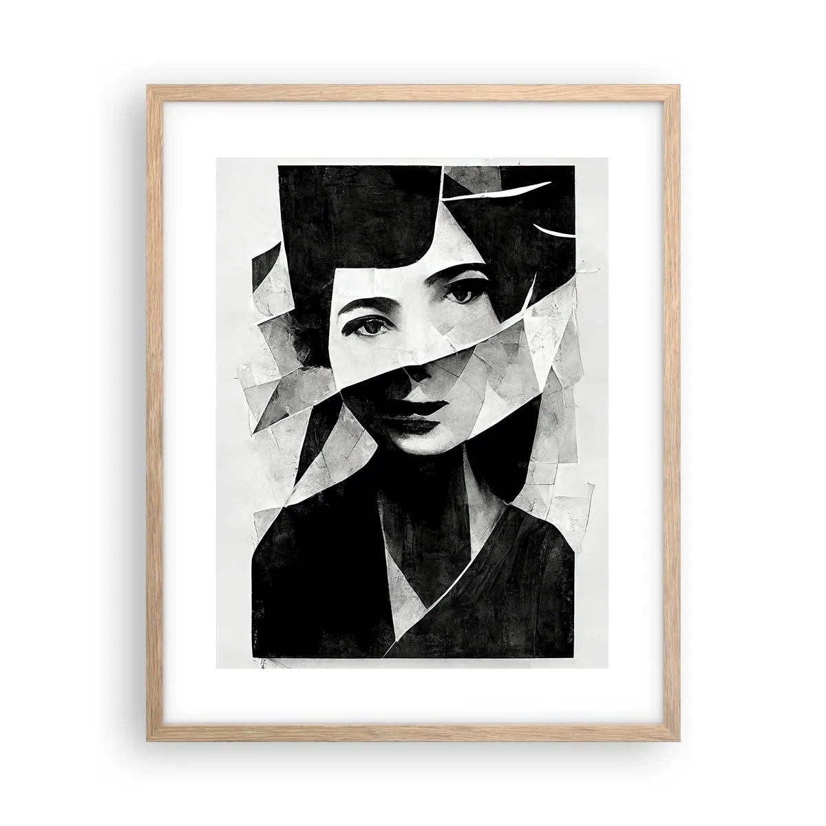 Plakát v rámu světlý dub - Něco o tobě… - 40x50 cm