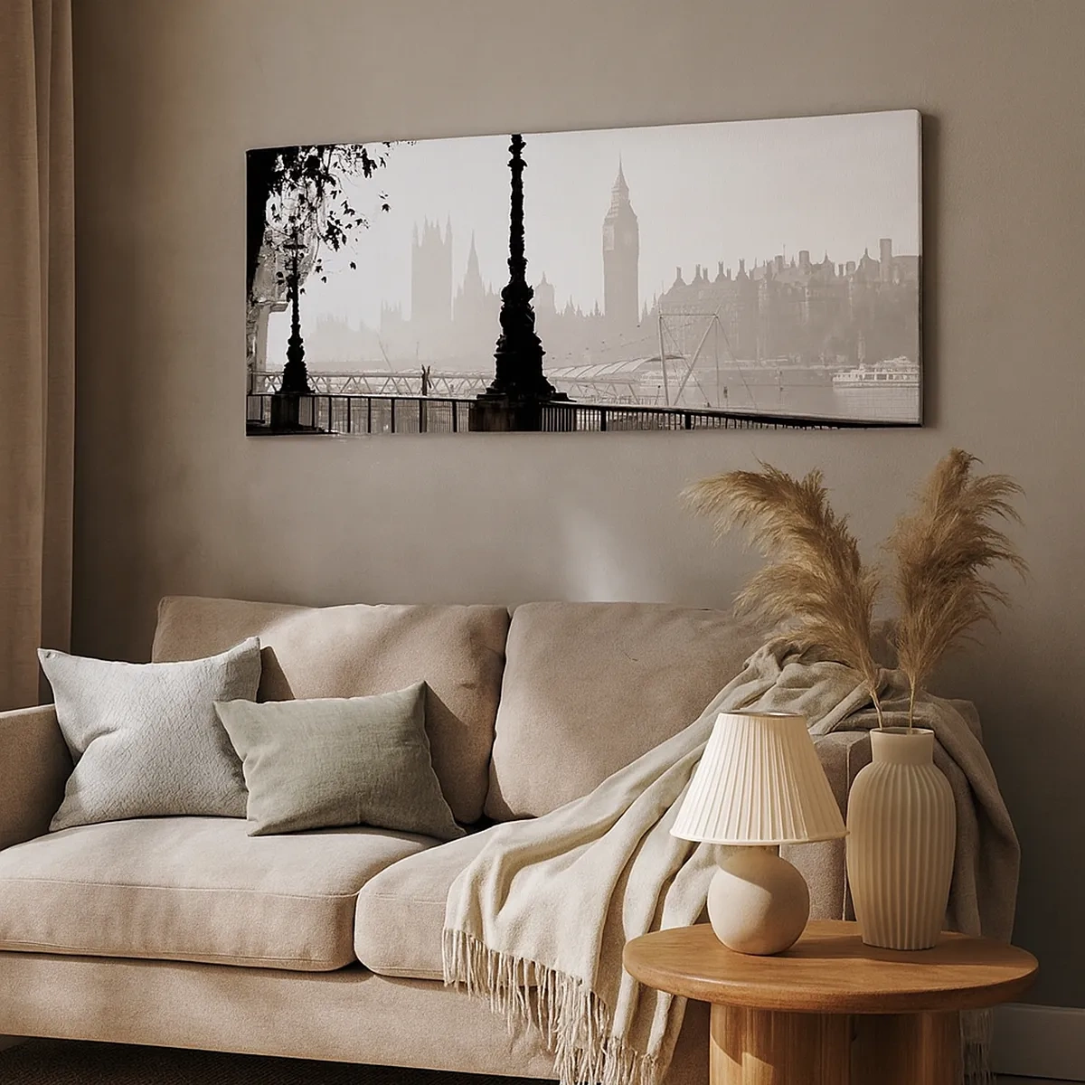 Obraz na plátně - Londýnské ráno - 30x30 cm