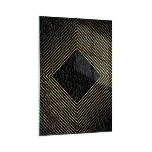 Obraz na skle - Geometrie ve stylu glamour - 70x100 cm