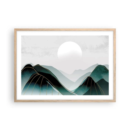 Plakát v rámu světlý dub - V plném majestátu - 70x50 cm