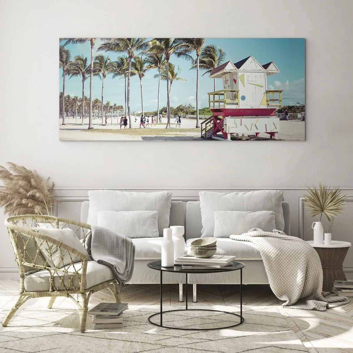 Obraz na skle - Čeká tě krásný den - 140x50 cm