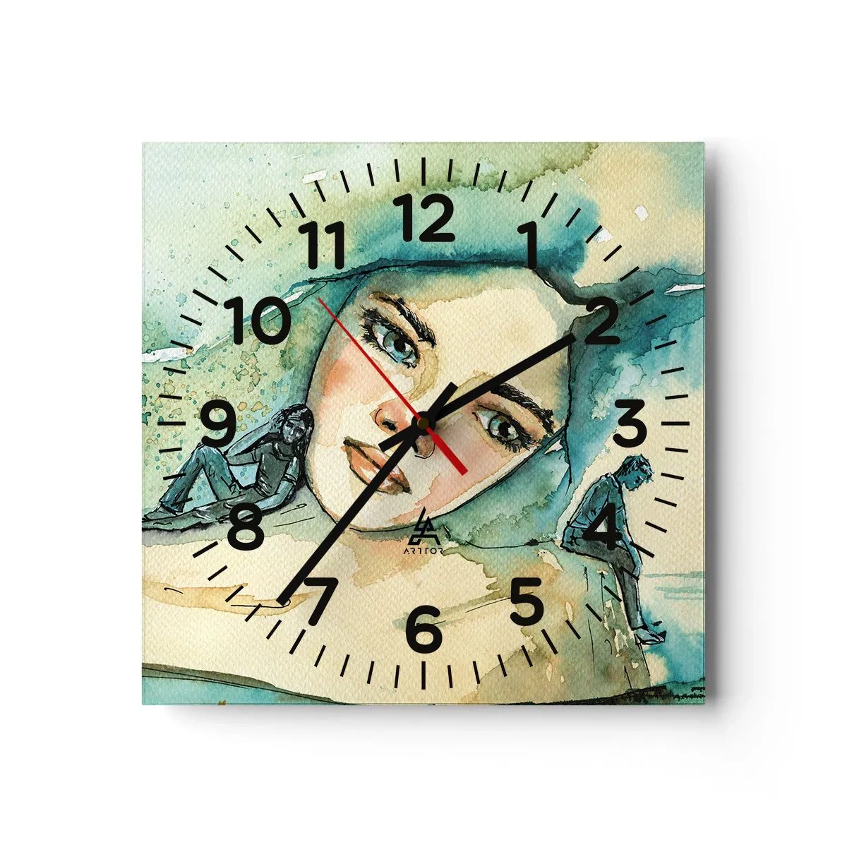 Nástěnné hodiny - Am I blue? - 30x30 cm