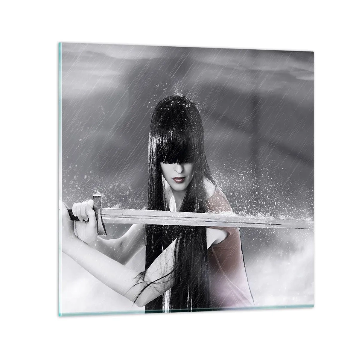 Obraz na skle - Krásná a nebezpečná - 70x70 cm