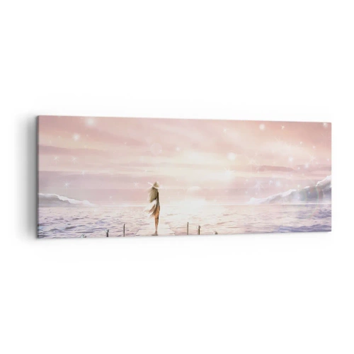 Obraz na plátně - Ve světle snu - 140x50 cm