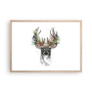 Plakát v rámu světlý dub - Ve slavnostním rouchu - 70x50 cm