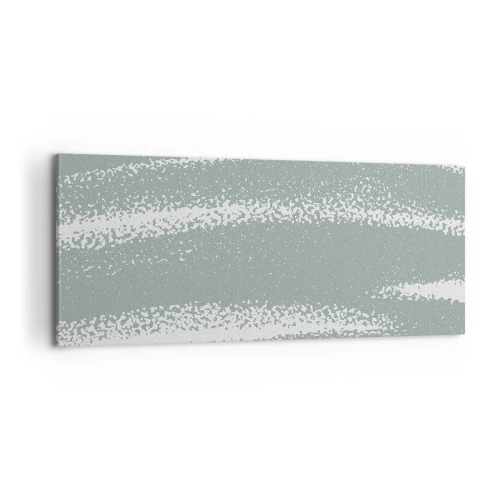 Obraz na plátně - Abstrakce v zimním stylu - 100x40 cm
