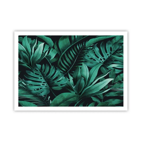 Plakát - Hloubka tropické zeleně - 100x70 cm