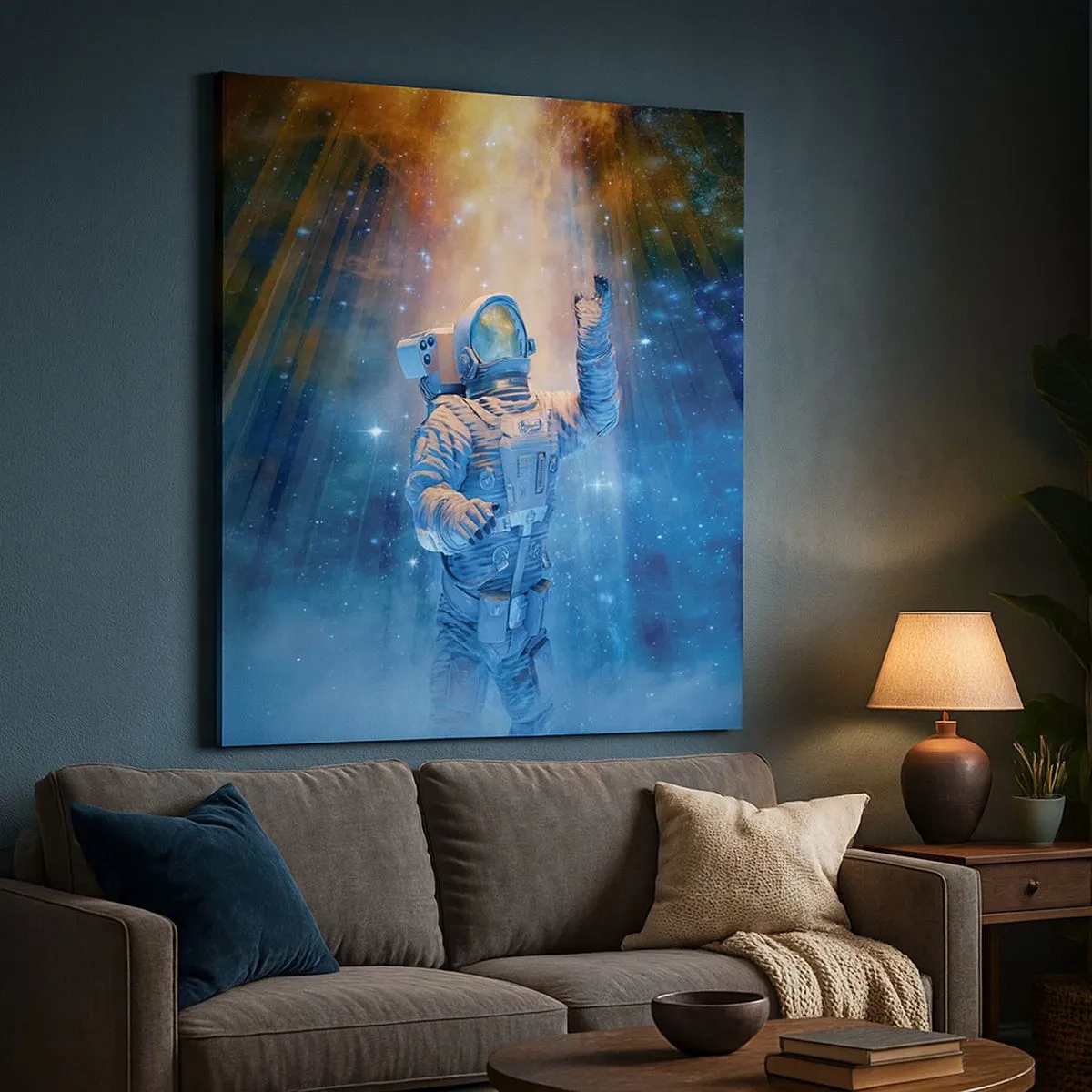 Obraz na plátně - Konečně v cíli - 30x30 cm