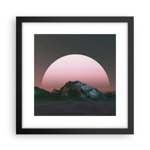 Plakát v černém rámu - V sousední galaxii - 30x30 cm