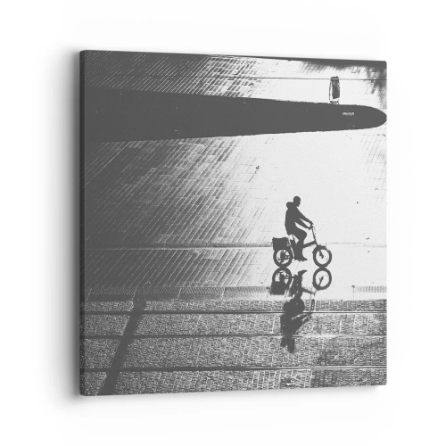 Obraz na plátně - Dopředu, přes město - 40x40 cm