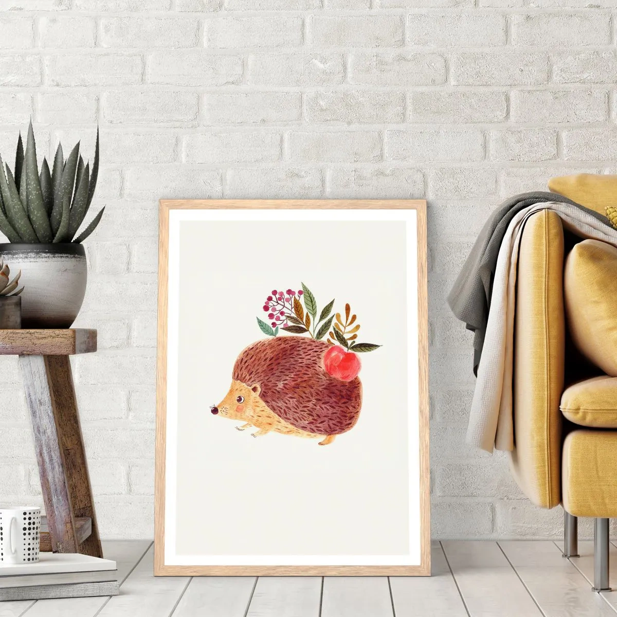 Plakát v rámu světlý dub - A už mě máš rád - 70x100 cm