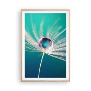 Plakát v rámu světlý dub - Mystický okamžik - 61x91 cm