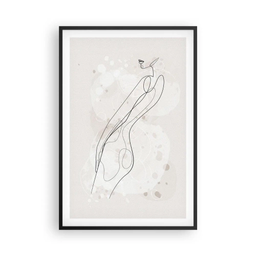 Plakát v černém rámu - Zabloudit pohledem - 61x91 cm