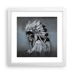 Plakát v bílém rámu - Návrat k základům - 30x30 cm