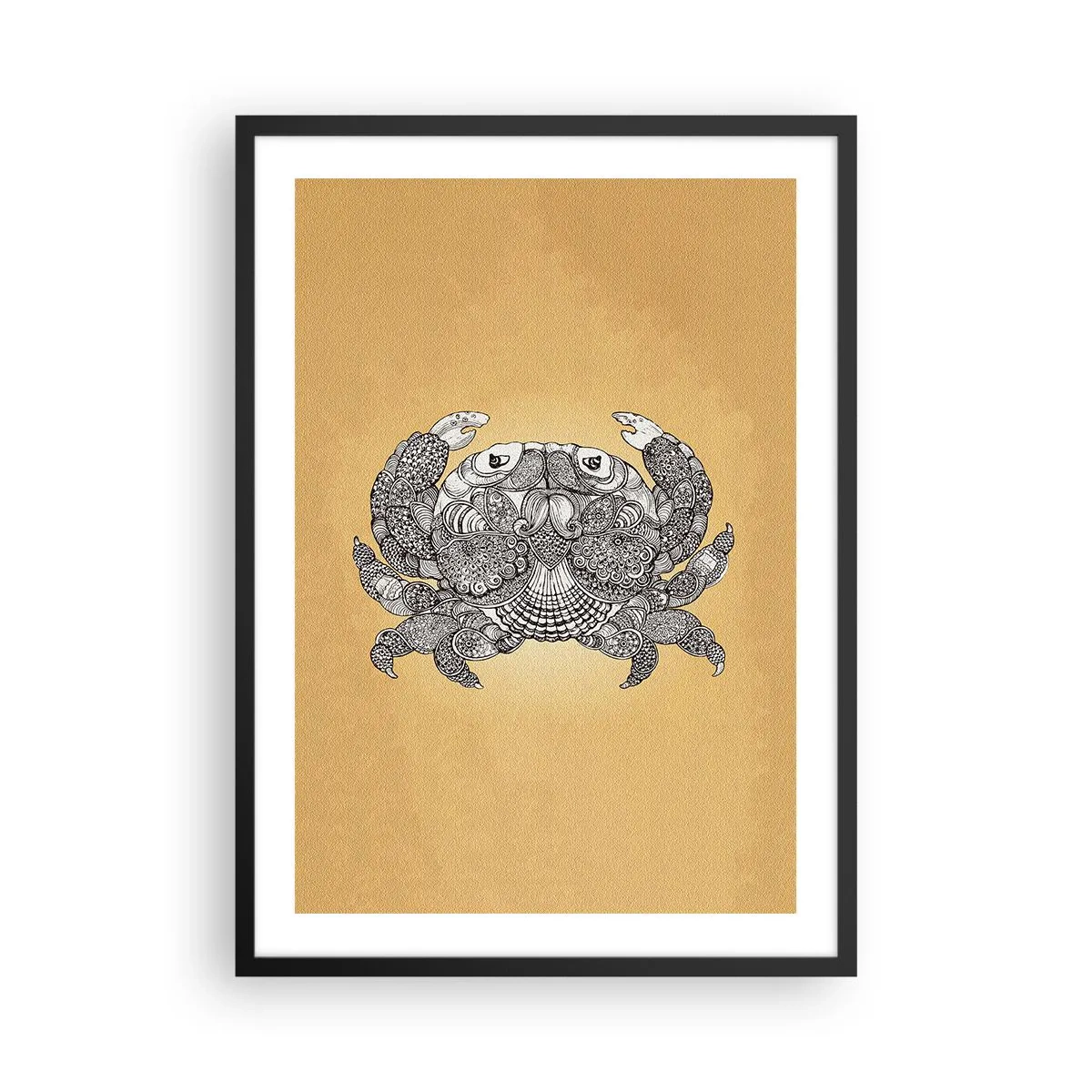Plakát v černém rámu - Příběhy pana Kraba - 50x70 cm